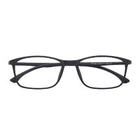 潮库 182 砂黑色TR眼镜框+1.61折射率 防蓝光镜片