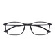  潮库 182 砂黑色TR眼镜框+1.61折射率 防蓝光镜片　