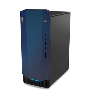 Lenovo 联想 GeekPro 2020款 游戏台式机 黑蓝色 (酷睿i7-10700F、GTX 1650 4G、16GB、256GB SSD+1TB HDD、风冷）
