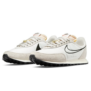 NIKE 耐克 Waffle Trainer 2 男子休闲运动鞋 DH4390-100 帆白/黑/浅骨色/大学红 42