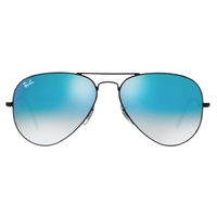 Ray-Ban 雷朋 Aviator飞行员系列 男女款太阳镜 RB3025 002/4O 黑框蓝色渐变片 62mm