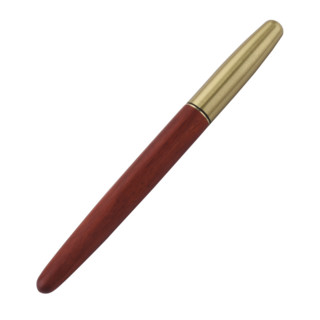 YUYI 鱼忆 钢笔 黄铜实木红檀木 0.5mm 单支装