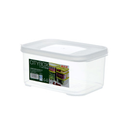 Citylong 禧天龙 冰箱保鲜盒食品级冰箱收纳盒密封盒蔬菜水果冷冻盒 0.9L 3个
