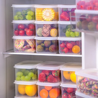 Citylong 禧天龙 冰箱保鲜盒食品级冰箱收纳盒密封盒蔬菜水果冷冻盒 0.9L 3个