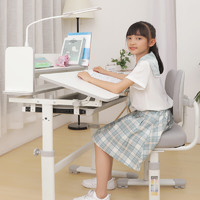 EIEV 益威 Pro3.0 儿童学习桌椅套装 贵族灰 双背款