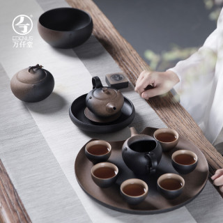 万仟堂 茶具套装 茶盘功夫茶具套装 菩提香呆