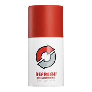 Refresh 珂岸 男士护肤套装 (活力焕肤精华乳50g+氨基酸净透洁面慕斯100ml+滤镜素颜霜30g)