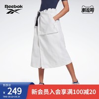 Reebok 锐步 官方LM莱美GN5977女子松紧腰带侧口袋常规下半身裙