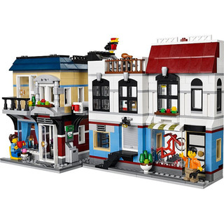 LEGO 乐高 Creator3合1创意百变系列 31026 单车店与咖啡厅