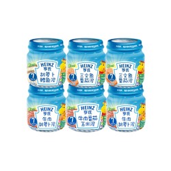 Heinz 亨氏 宝宝辅食泥 113g*6瓶