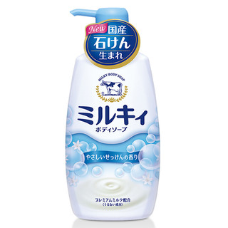 COW STYLE 牛乳石硷 滋润保湿沐浴露 肥皂香味 550ml+补充装400ml