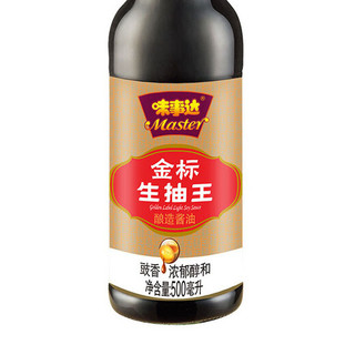 MASTER 味事达 金标生抽王 500ml