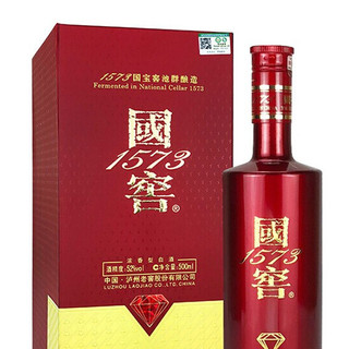 国窖1573 国宝红 52%vol 浓香型白酒 500ml 单瓶装