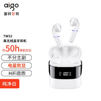 aigo 爱国者 真无线蓝牙耳机双耳半入耳式触控跑步运动耳机 手机通话通用