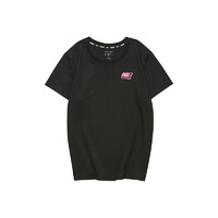 SKECHERS 斯凯奇 2021新款纯色休闲春夏个性简洁女性针织短袖T恤衫