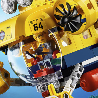 LEGO 乐高 City城市系列 60264 海底探险潜水艇