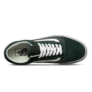 VANS 范斯 经典系列 Old Skool 中性运动板鞋 VN0A38G1QSU 绿色 44.5