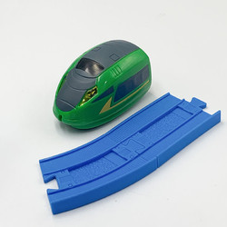 LDCX 灵动创想 灵动列车超人扭蛋和谐号复兴号发光轨道滑行礼物儿童高铁列车玩具