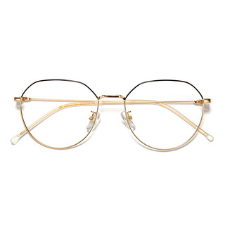 HAN 汉 HN45021 不锈钢眼镜框+1.60折射率 防蓝光镜片