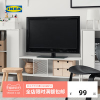 IKEA宜家BAGGEBO巴格布电视柜90CM宽金属摩登白色 金属, 白色90x35x40厘米电视柜