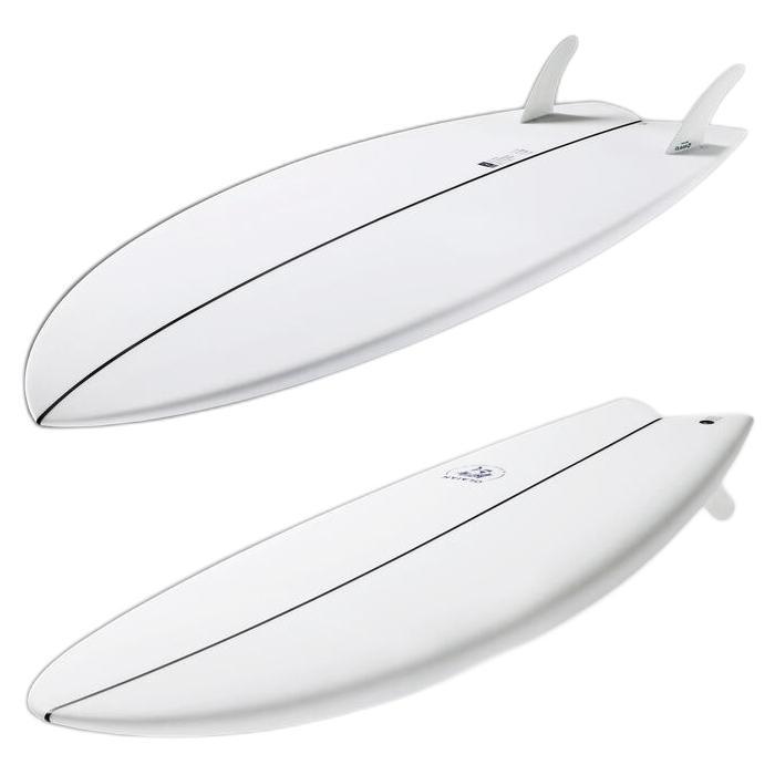 OLAIAN Twin Fish 传统冲浪板 鱼板 8640314 白色 5尺8