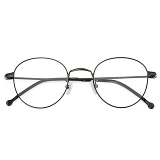 HAN 汉 HN41024 黑色金属眼镜框+1.67折射率 防蓝光镜片