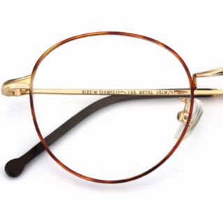 HAN 汉 HN41024 玳瑁色金属眼镜框+1.67折射率 防蓝光镜片