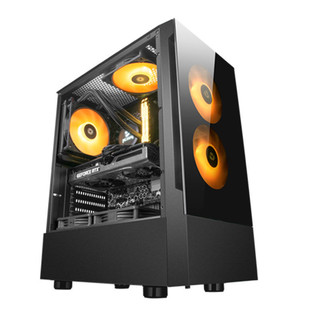 MLOONG 名龙堂 组装电脑 黑色（锐龙R5-3600、RX 560 4G、8G、240GB SSD、风冷)