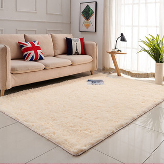 KAYE 卡也 加厚长毛地毯 米黄 160*230cm
