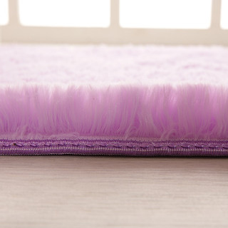 KAYE 卡也 加厚长毛地毯 紫色 200*300cm