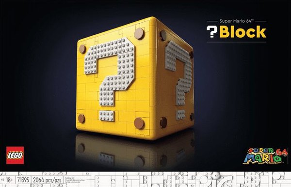 玩模总动员：LEGO 乐高 超级马里奥系列 71395 64问号砖