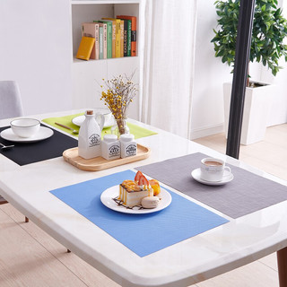 （秒）全友现代简约餐桌垫DX11001801 桌垫两张（颜色随机）一个ID限一件