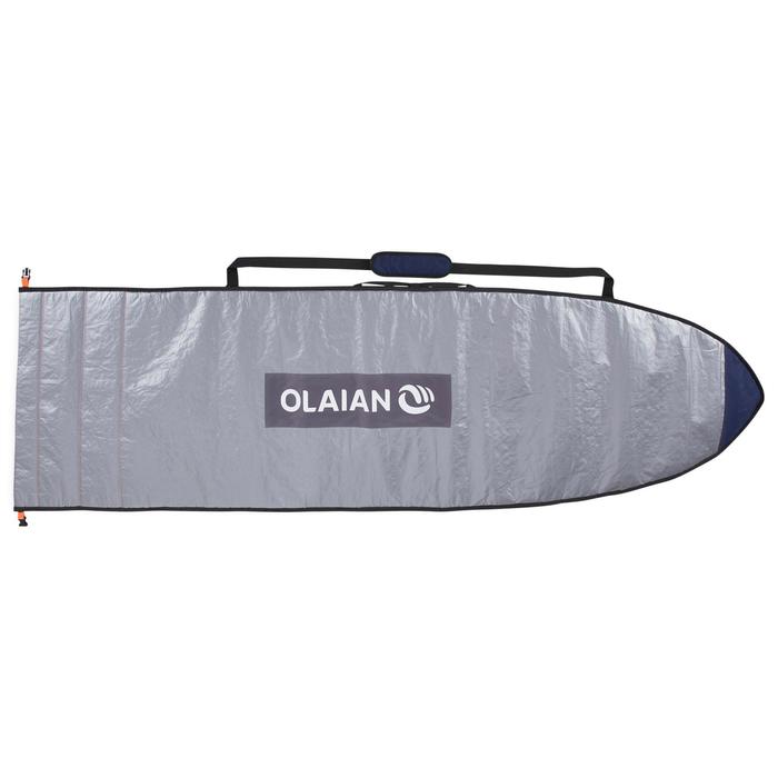 OLAIAN 可调节冲浪板袋 8516996 螢光珊瑚色/柏油灰 239*69cm