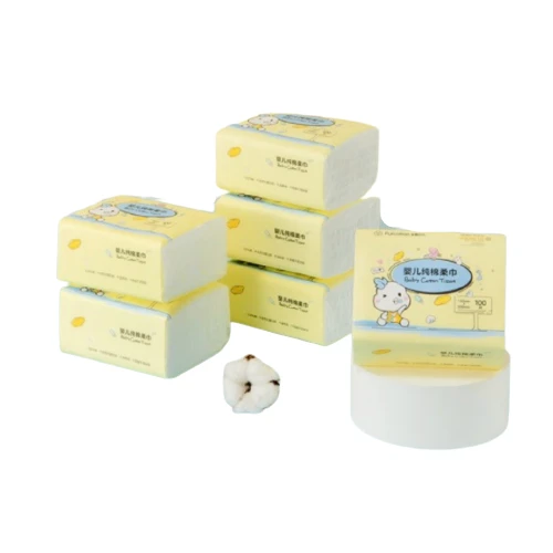 Purcotton 全棉时代 婴儿纯棉柔巾 加厚更柔款