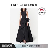 Carolina Herrera女士荷叶边无袖礼服FARFETCH发发奇