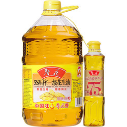 luhua 鲁花 一级花生油  5.436L 赠900ML