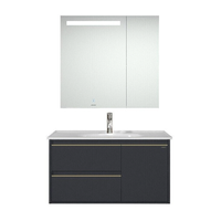 JOMOO 九牧 科罗斯系列 A2255 简欧浴室柜组合 星空灰 90cm 智能款