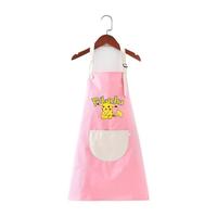 西松屋 XH-1337VJ9oou 儿童饭衣+袖套 皮卡丘粉色灰兜 160cm