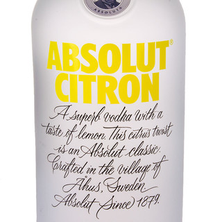 ABSOLUT VODKA 绝对伏特加 伏特加 柠檬味 40%vol 700ml