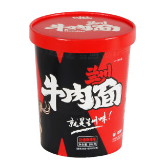 陇萃堂 兰州牛肉面 劲爆麻辣味 182g*12桶