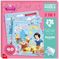 Disney 迪士尼 迪士尼公主系列 33DF2332 磁性拼图-白雪公主 40片装