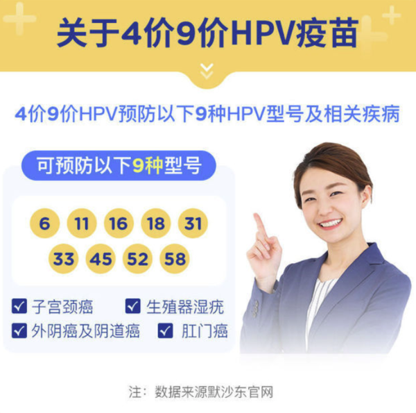 橄榄枝健康 四价/九价 HPV宫颈疫苗 预约代订