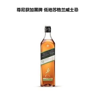 JOHNNIE WALKER 尊尼获加 黑牌/黑方 低地区 12年威士忌 1L