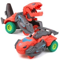 JIMITU 吉米兔 撞击变形车恐龙玩具 颜色随机 1个装