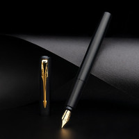 PARKER 派克 钢笔 签字笔 商务办公送礼 男女生日礼物 学生练字 威雅系列XL经典黑金夹墨水笔