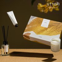 UTTORI 五朵里 馥·桂香氛礼盒装（桂护手霜50g＋桂蜡烛100g＋桂藤条扩香80ml）