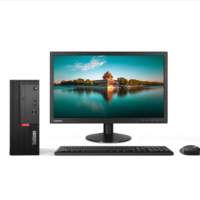 Lenovo 联想 ThinkCentre M710e 19.5英寸 商用台式机 黑色(酷睿i3-7100、核芯显卡、4GB、1TB HDD、风冷)