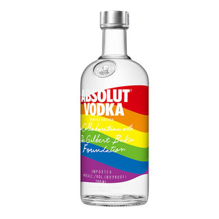 ABSOLUT VODKA 绝对伏特加 骄傲限量版 伏特加 40%vol 700ml