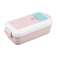 ASVEL 阿司倍鹭 塑料饭盒 单层粉色 500ml