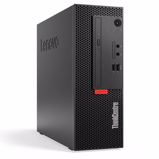Lenovo 联想 ThinkCentre M720e 23英寸 商用台式机 黑色 (酷睿i3-9100、核芯显卡、4GB、128GB SSD+1TB HDD、风冷)